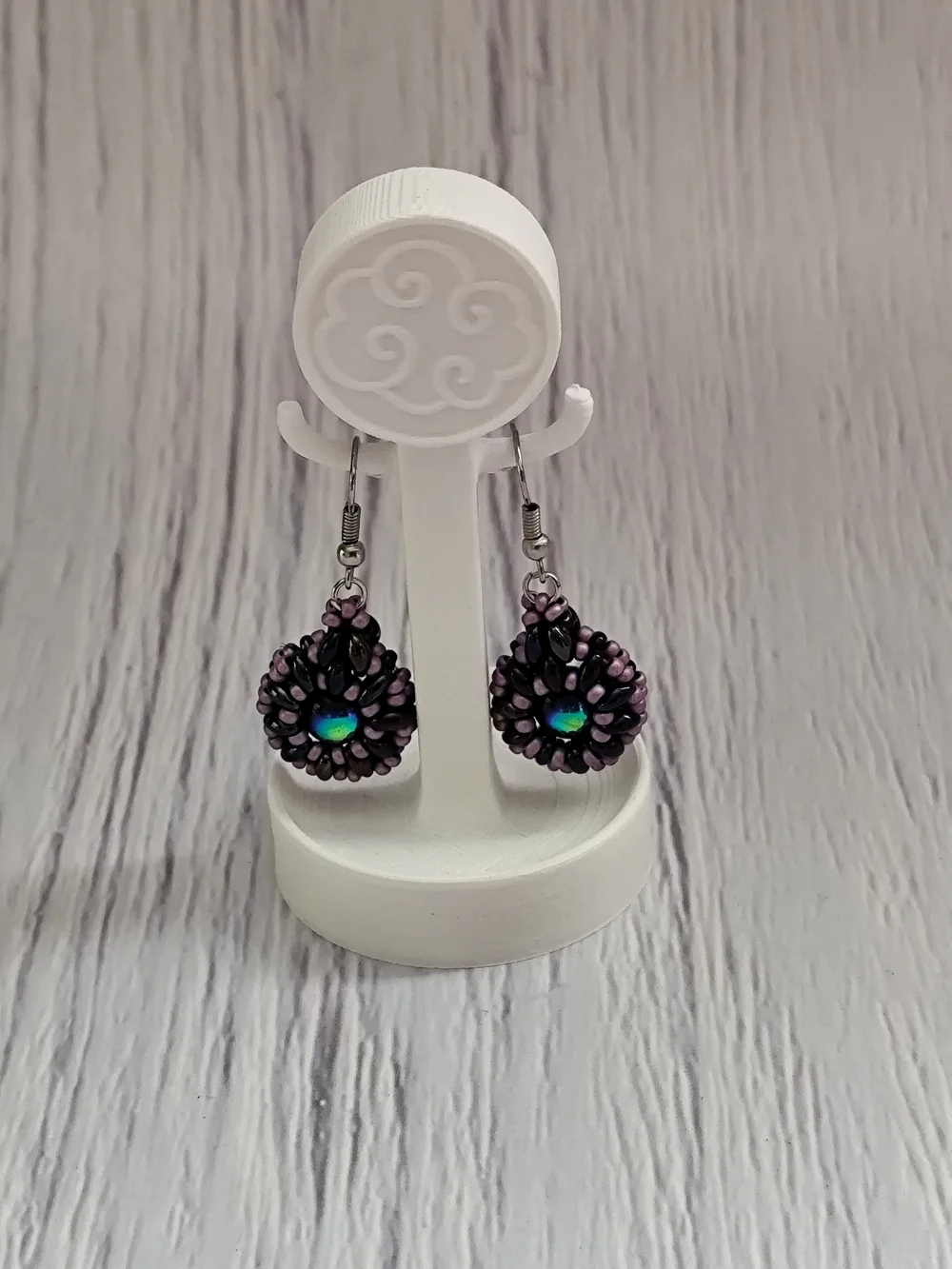 Handmade elegant purple